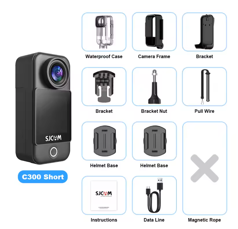 4K Action Camera met Stabilisatie – Waterdichte Sportcamera met WiFi en Lange Batterijduur