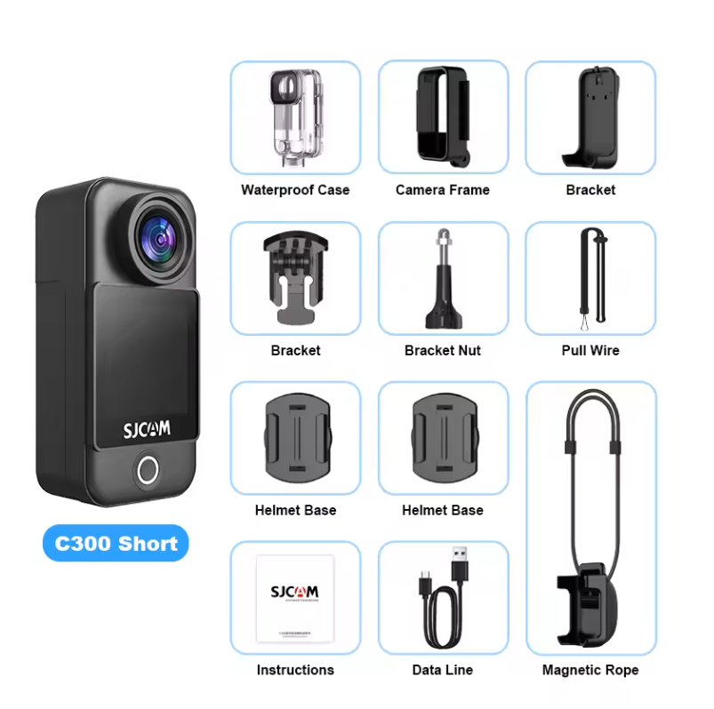 4K Action Camera met Stabilisatie – Waterdichte Sportcamera met WiFi en Lange Batterijduur