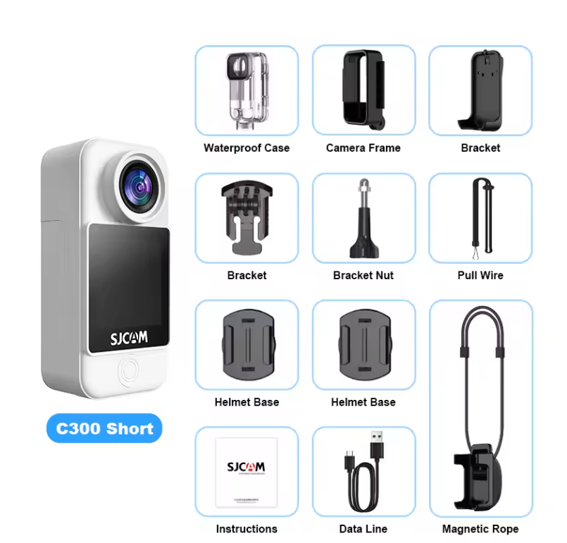 4K Action Camera met Stabilisatie – Waterdichte Sportcamera met WiFi en Lange Batterijduur