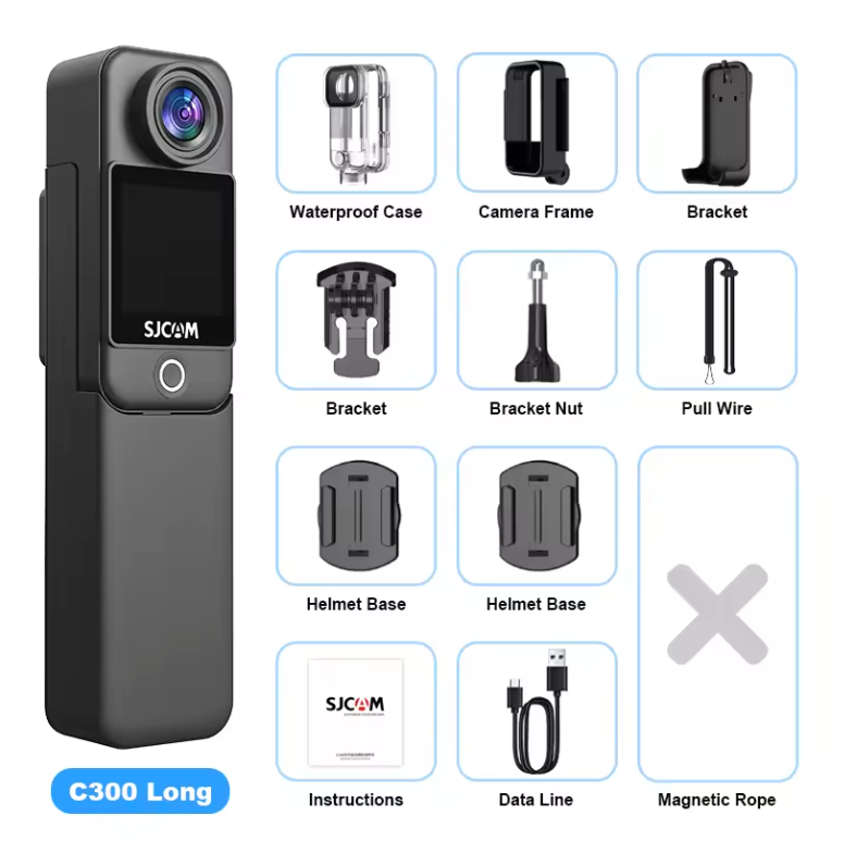 4K Action Camera met Stabilisatie – Waterdichte Sportcamera met WiFi en Lange Batterijduur