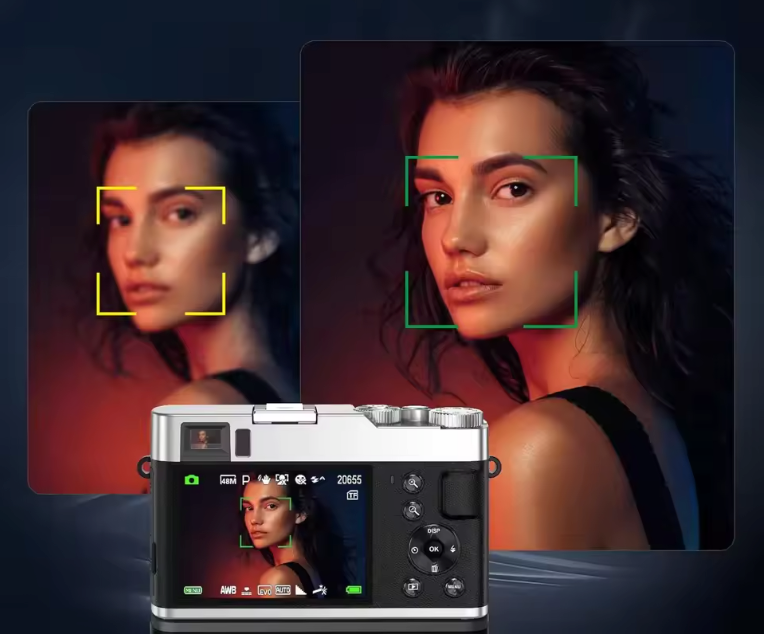 Digitale Camera 4K 48MP – 16X Zoom, Autofocus en Viewfinder met 32GB Kaart
