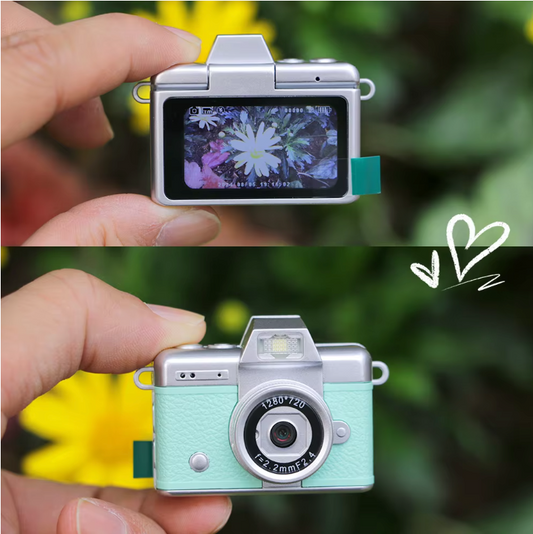 Mini Digitale Camera met Flip Screen – Compacte Selfie Camera met Filters en Flitser