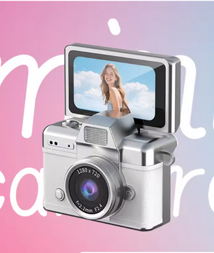 Mini Digitale Camera met Flip Screen – Compacte Selfie Camera met Filters en Flitser