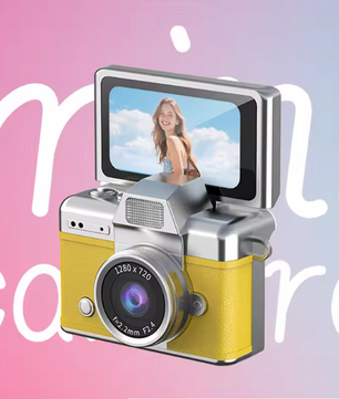 Mini Digitale Camera met Flip Screen – Compacte Selfie Camera met Filters en Flitser