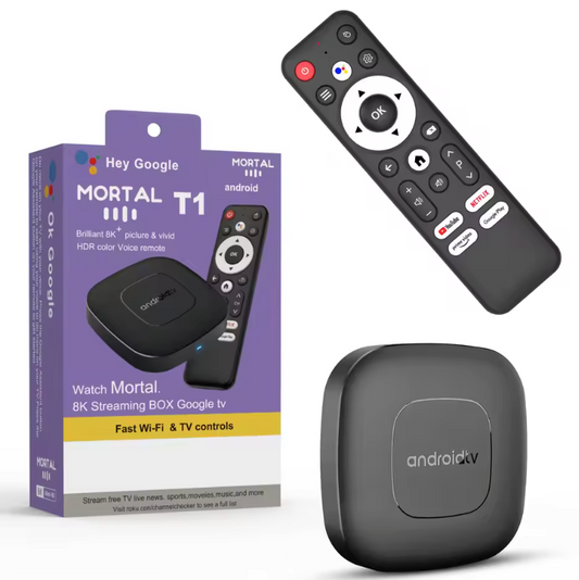 Smart TV Box Android – WiFi Dual Band, Bluetooth en Streaming Media Player 2GB/16GB