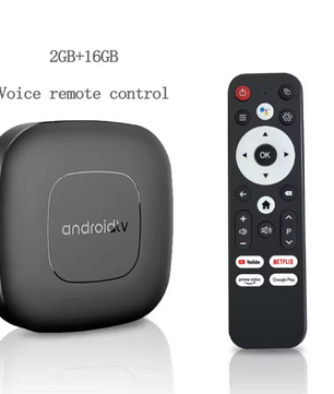 Smart TV Box Android – WiFi Dual Band, Bluetooth en Streaming Media Player 2GB/16GB