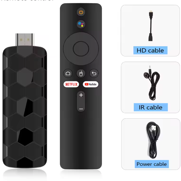 4K TV Stick Dual WiFi – Media Streamer 8GB/128GB met Dual UI Interface