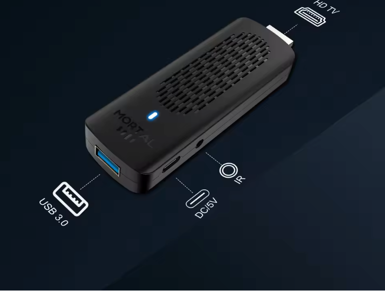 4K TV Stick Dual WiFi – Media Streamer 8GB/128GB met Dual UI Interface