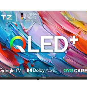 QLED Smart TV met Google TV – HDR10, Dolby Audio en Bluetooth Afstandsbediening
