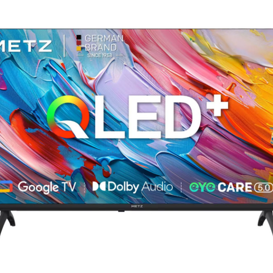 QLED Smart TV met Google TV – HDR10, Dolby Audio en Bluetooth Afstandsbediening
