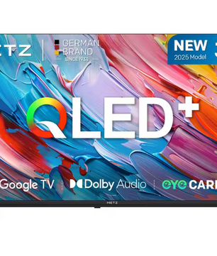 QLED Smart TV met Google TV – HDR10, Dolby Audio en Bluetooth Afstandsbediening
