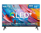 QLED Smart TV met Google TV – HDR10, Dolby Audio en Bluetooth Afstandsbediening