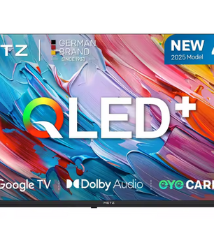 QLED Smart TV met Google TV – HDR10, Dolby Audio en Bluetooth Afstandsbediening