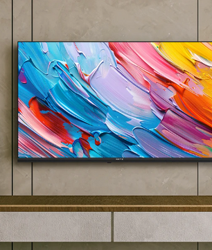 QLED Smart TV met Google TV – HDR10, Dolby Audio en Bluetooth Afstandsbediening