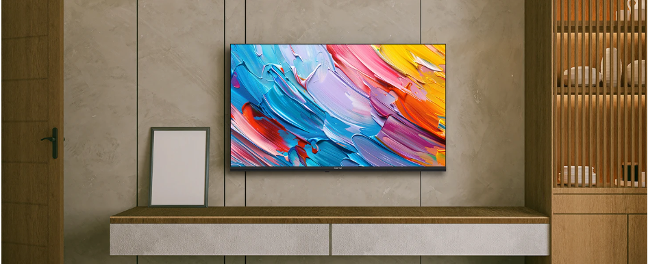 QLED Smart TV met Google TV – HDR10, Dolby Audio en Bluetooth Afstandsbediening