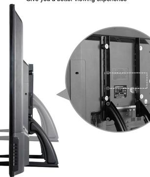 Universele TV Standaard 32–75 inch – Verstelbare Hoogte en Stevige Tafelvoet