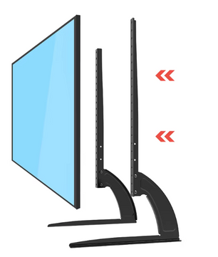 Universele TV Standaard 32–75 inch – Verstelbare Hoogte en Stevige Tafelvoet