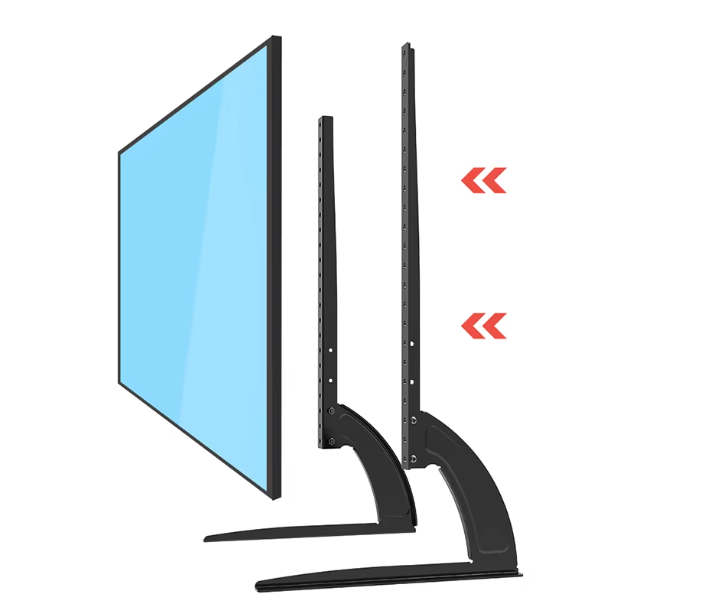 Universele TV Standaard 32–75 inch – Verstelbare Hoogte en Stevige Tafelvoet