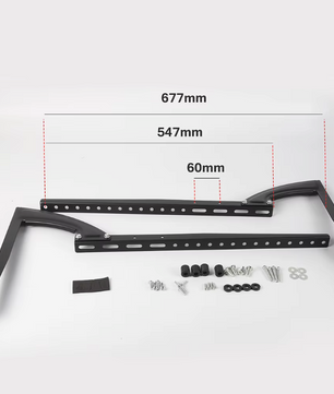 Universele TV Standaard 32–75 inch – Verstelbare Hoogte en Stevige Tafelvoet