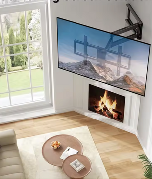 Lange TV Muurbeugel 32–70 inch – Uitschuifbaar en Draaibaar met Kantelfunctie