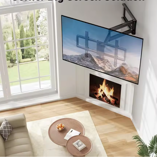 Lange TV Muurbeugel 32–70 inch – Uitschuifbaar en Draaibaar met Kantelfunctie