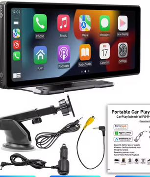 10.26 Inch CarPlay Scherm – Draadloos Android Auto Navigatie Display met Bluetooth