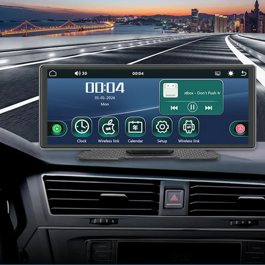 10.26 Inch CarPlay Scherm – Draadloos Android Auto Navigatie Display met Bluetooth