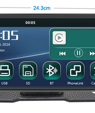 10.26 Inch CarPlay Scherm – Draadloos Android Auto Navigatie Display met Bluetooth