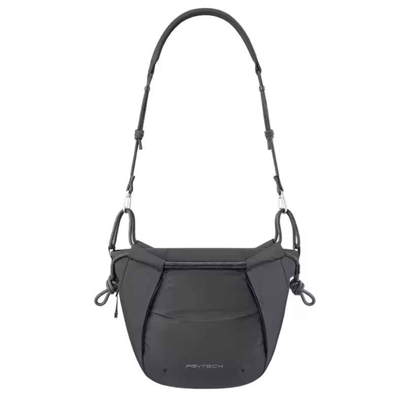 Compacte Camera Schoudertas – Micro Crossbody Fototas van Nylon, Lichtgewicht en Waterbestendig