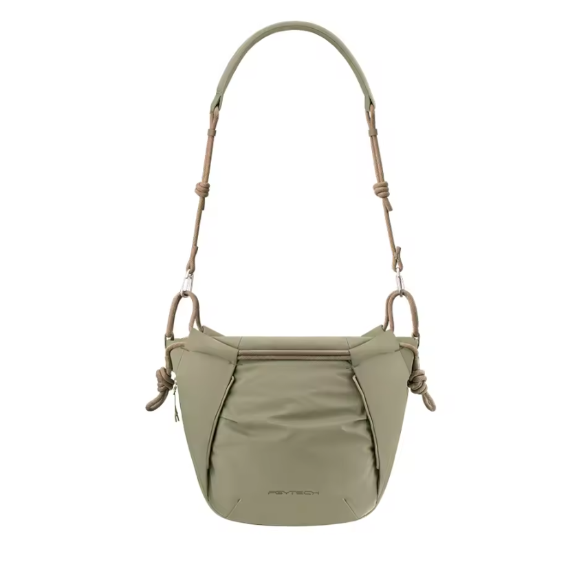 Compacte Camera Schoudertas – Micro Crossbody Fototas van Nylon, Lichtgewicht en Waterbestendig