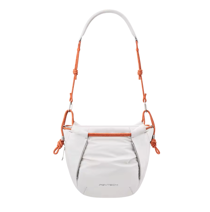 Compacte Camera Schoudertas – Micro Crossbody Fototas van Nylon, Lichtgewicht en Waterbestendig