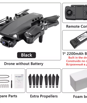 4K GPS Drone met Camera – Opvouwbare Mini Quadcopter met FPV, Brushless Motor en Obstacle Avoidance