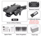 4K GPS Drone met Camera – Opvouwbare Mini Quadcopter met FPV, Brushless Motor en Obstacle Avoidance