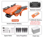 4K GPS Drone met Camera – Opvouwbare Mini Quadcopter met FPV, Brushless Motor en Obstacle Avoidance