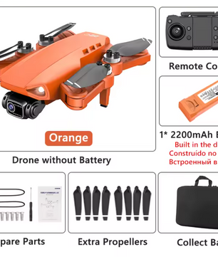4K GPS Drone met Camera – Opvouwbare Mini Quadcopter met FPV, Brushless Motor en Obstacle Avoidance