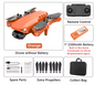 4K GPS Drone met Camera – Opvouwbare Mini Quadcopter met FPV, Brushless Motor en Obstacle Avoidance