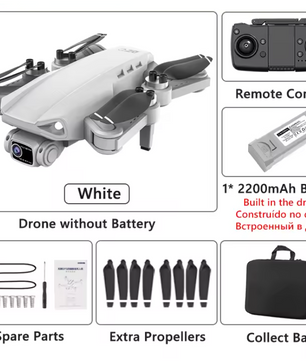 4K GPS Drone met Camera – Opvouwbare Mini Quadcopter met FPV, Brushless Motor en Obstacle Avoidance