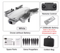 4K GPS Drone met Camera – Opvouwbare Mini Quadcopter met FPV, Brushless Motor en Obstacle Avoidance