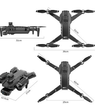 4K GPS Drone met Camera – Opvouwbare Mini Quadcopter met FPV, Brushless Motor en Obstacle Avoidance
