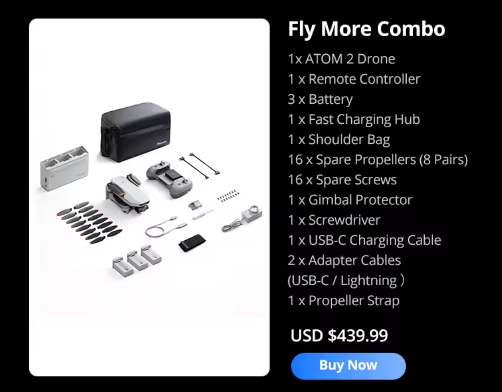 4K HDR Camera Drone met 3-Assige Gimbal – 8K Foto, 10KM Bereik, AI Tracking en 32 Min Vliegtijd