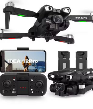 4K Drone met Dual Camera – FPV WiFi Quadcopter met Brushless Motor en 2 Batterijen