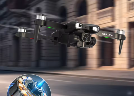 4K Drone met Dual Camera – FPV WiFi Quadcopter met Brushless Motor en 2 Batterijen