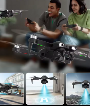 4K Drone met Dual Camera – FPV WiFi Quadcopter met Brushless Motor en 2 Batterijen