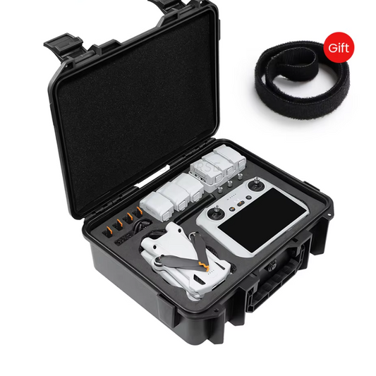 Drone Opbergkoffer Hard Case – Waterbestendige Beschermkoffer met EVA Schokbescherming en Draaghendel