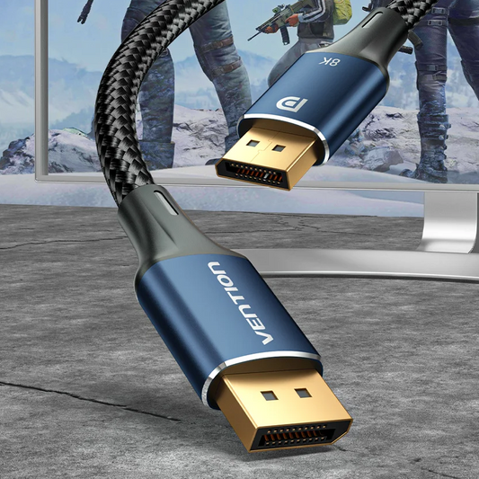 DisplayPort 1.4 Kabel 8K – DP naar DP Kabel met 4K 144Hz, 165Hz en HDR Ondersteuning