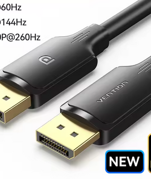 DisplayPort 1.4 Kabel 8K – DP naar DP Kabel met 4K 144Hz, 165Hz en HDR Ondersteuning