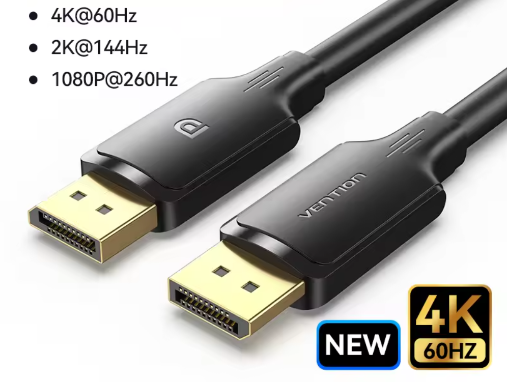 DisplayPort 1.4 Kabel 8K – DP naar DP Kabel met 4K 144Hz, 165Hz en HDR Ondersteuning