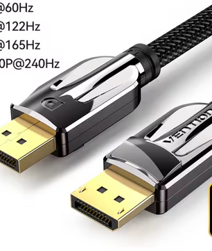 DisplayPort 1.4 Kabel 8K – DP naar DP Kabel met 4K 144Hz, 165Hz en HDR Ondersteuning