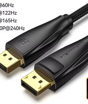 DisplayPort 1.4 Kabel 8K – DP naar DP Kabel met 4K 144Hz, 165Hz en HDR Ondersteuning