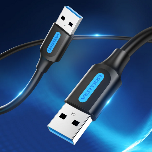 USB 3.0 Kabel Type A Male naar Male – High Speed 5Gbps Data Kabel voor PC, Laptop en Apparaten